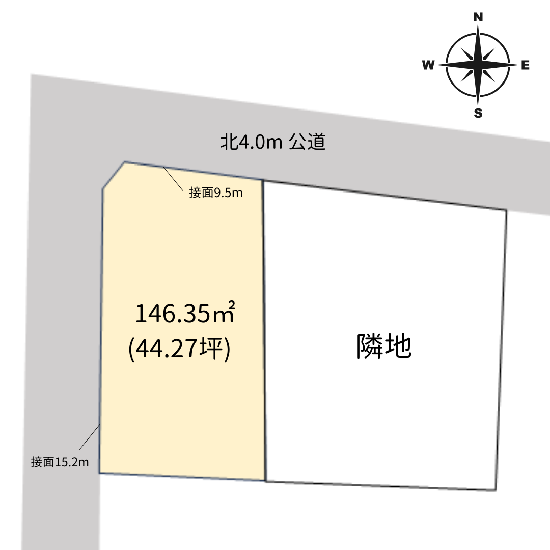 【筑紫野市針摺南】土地 44.27坪